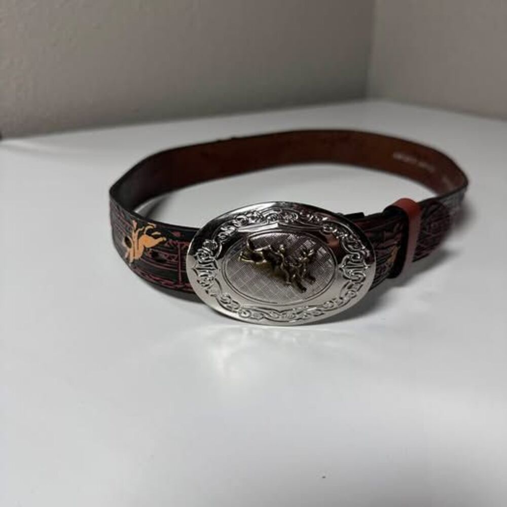 Nocona Belt Co. Western Leather Belt Size 28